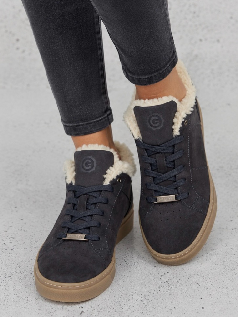 GREATS ROYAL SHEARLING SNICKERS